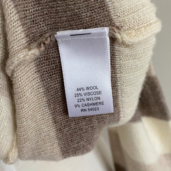 Banana Republic Striped Wool/Cashmere Sweater, size M - Picture 5 of 5